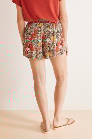 Short taille haute Snoopy - Rouge