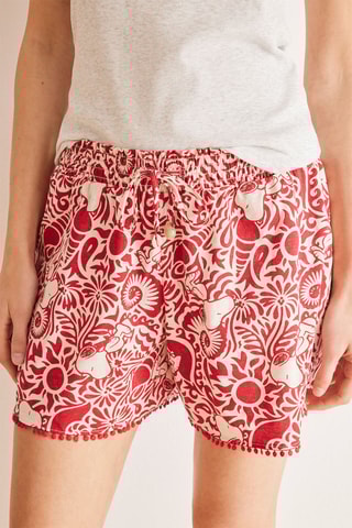 Short Snoopy - Blanc et rouge