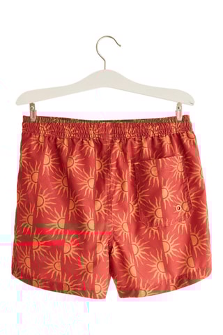 Short de bain - Rouge