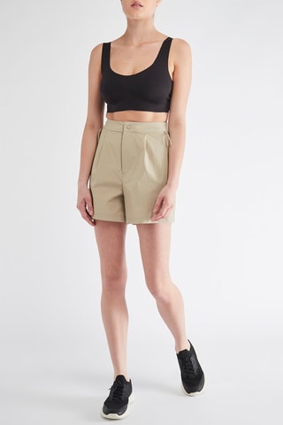 Short taille haute - Beige