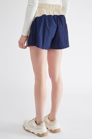 Short - Bleu marine et beige