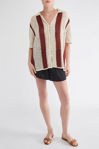 Short en lin - Noir