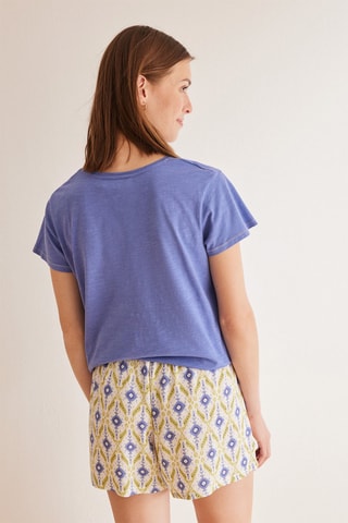 Short taille haute - Blanc