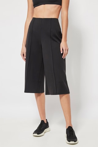 Bermuda taille haute Noir