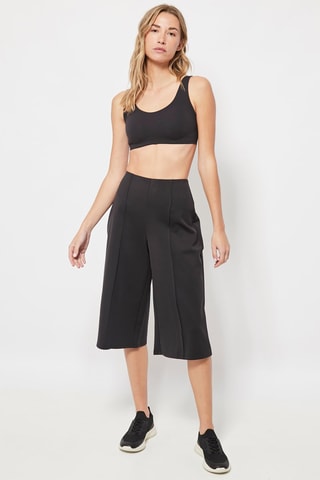 Bermuda taille haute Noir