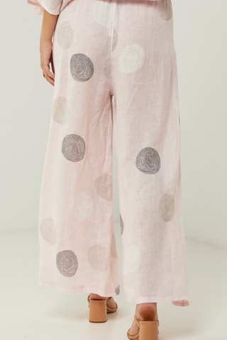 100% Linnen Broek - Roze