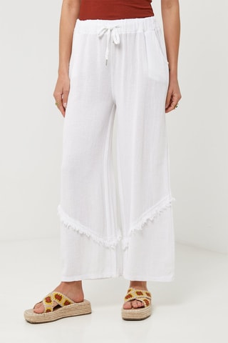 Linnen Broek - Wit