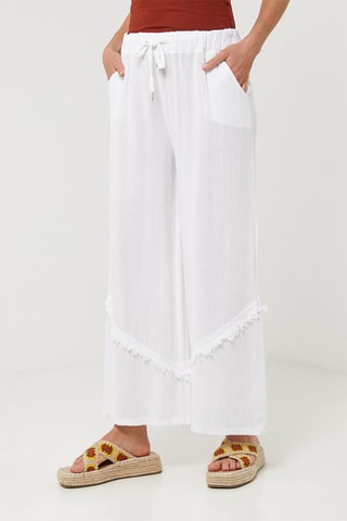 Linnen Broek - Wit