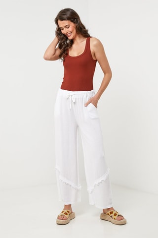 Linnen Broek - Wit