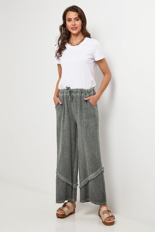 Linnen Broek - Kaki