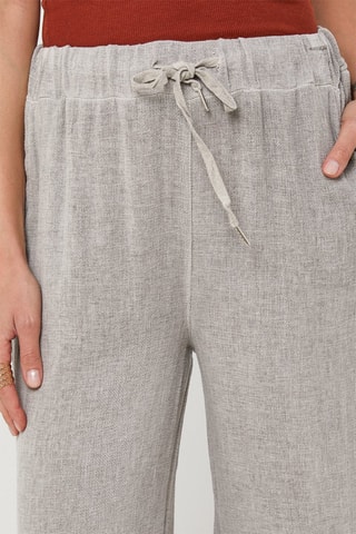 Linnen Broek - Taupe