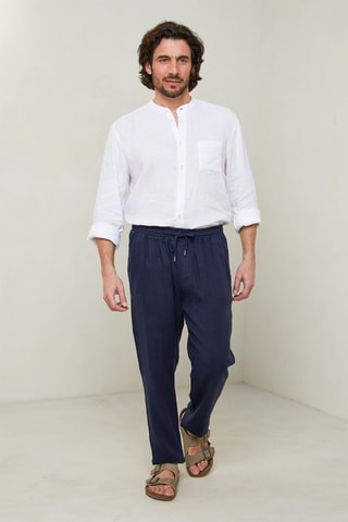 Rechte Broek - Marineblauw