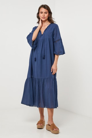 Lange Jurk - Marineblauw