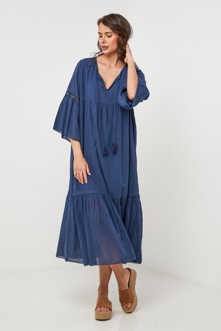 Lange Jurk - Marineblauw
