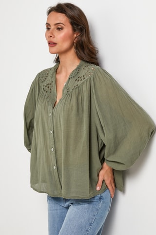 Blouse - Kaki