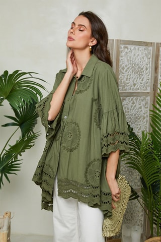 Blouse - Kaki