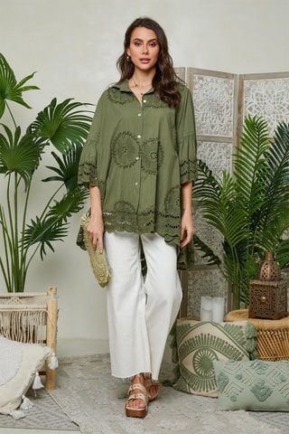 Blouse - Kaki