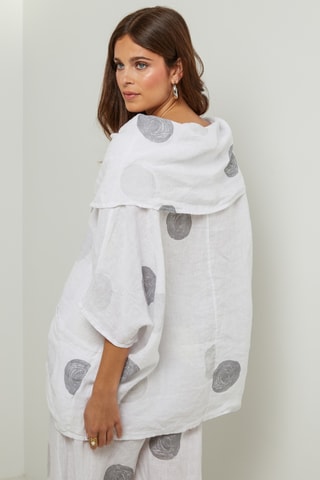 100% Linnen Tuniek - Wit