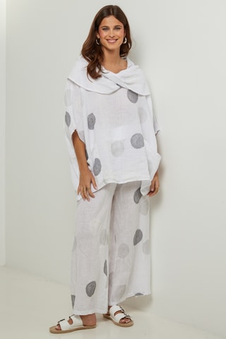 100% Linnen Tuniek - Wit