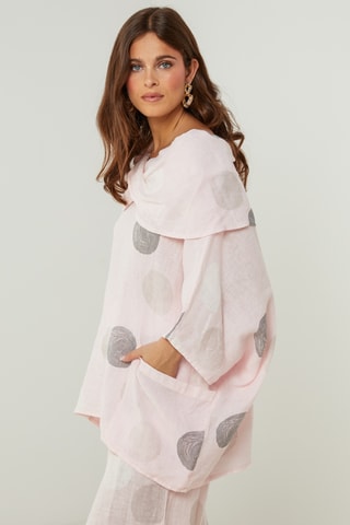 100% Linnen Tuniek - Roze