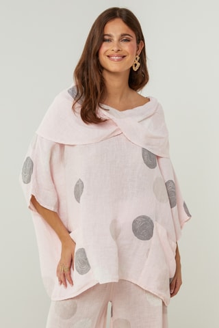 100% Linnen Tuniek - Roze