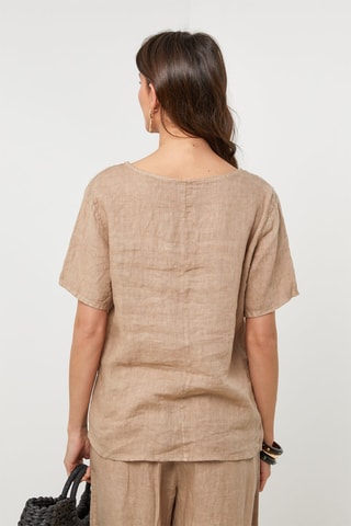Tunique en lin - Camel