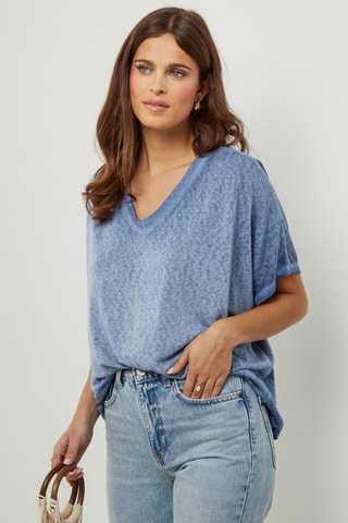 T-shirt oversize - Indigo