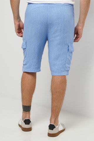 Linnen Short - Indigoblauw - 100% linnen