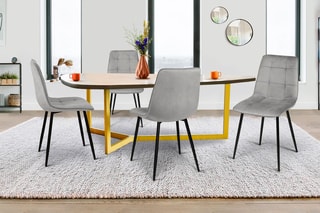4 chaises Linda - 46 x 86 x 57 cm
