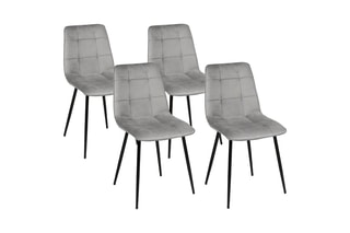 4 chaises Linda - 46 x 86 x 57 cm