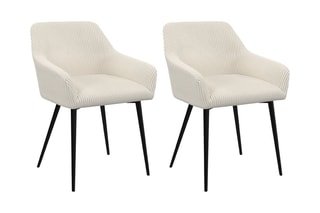 2 chaises Jenny - 51 x H6 x 56 cm