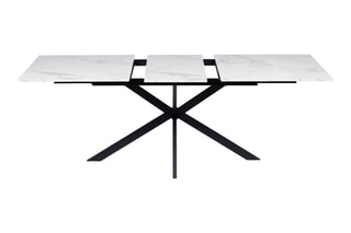 Table extensible Glam - Blanc et noir