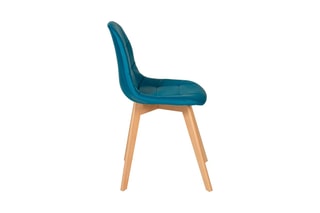 4 chaises Rafaela - Pieds en hêtre - 47 x 86 x 55 cm