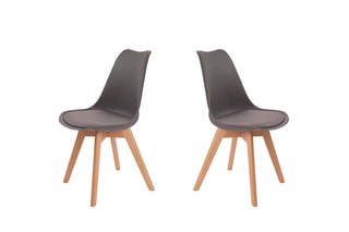 2 chaises Suedia - 40 x 80 x 54 cm