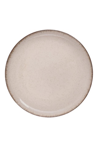 4 pratos de sobremesa de porcelana - 19 cm
