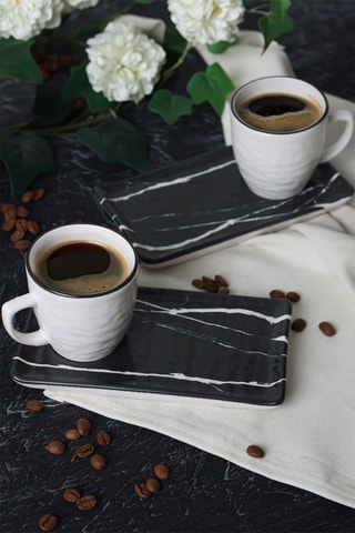 Serviço de café em cerâmica - 4 peças