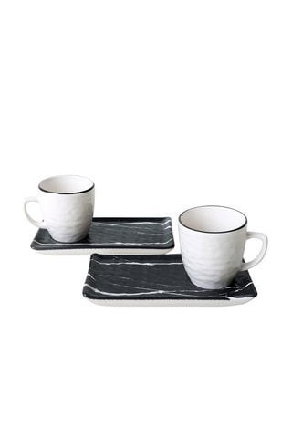 Serviço de café em cerâmica - 4 peças
