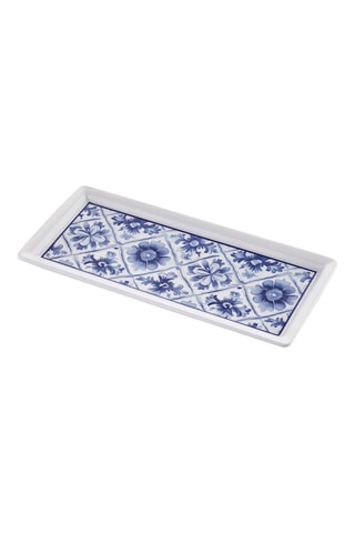 Bandeja em cerâmica - 35 x 16 x 2 cm