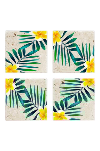 4 bases para prato - 10 x 10 cm