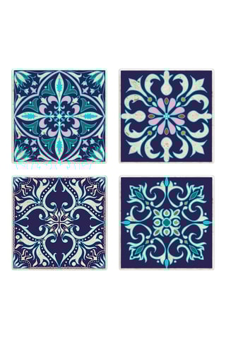 4 bases para prato - 10 x 10 cm