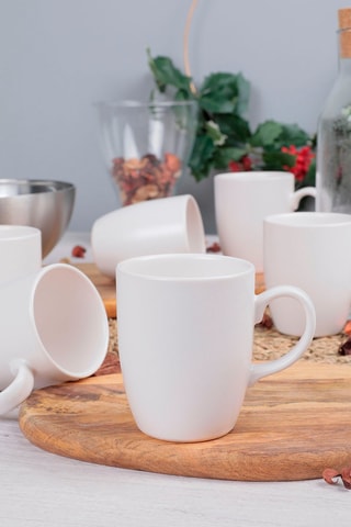 6 canecas de cerâmica 30 cl
