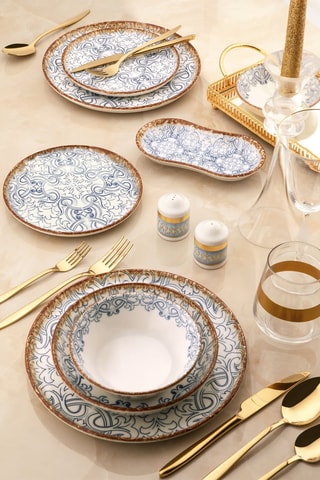 Serviço de mesa de cerâmica - 27 peças