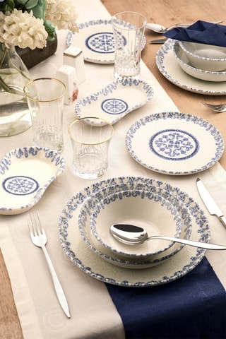 Serviço de mesa de cerâmica - 27 peças