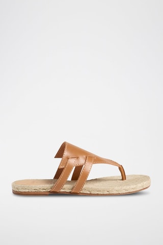 Mules em couro Piara - Camel