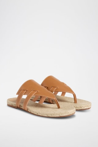 Mules em couro Piara - Camel