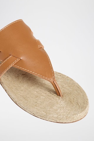 Mules em couro Piara - Camel