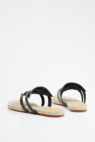 Mules em couro Piara - Preto