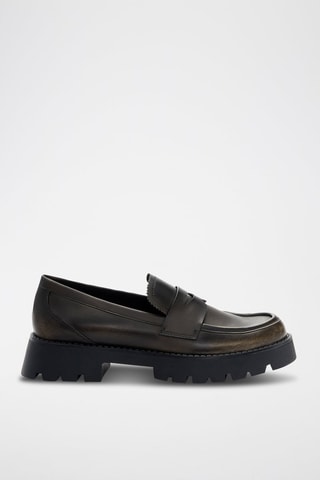 Mocassins com plataforma - Antracite