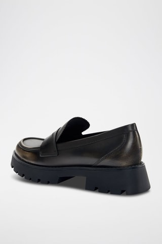 Mocassins com plataforma - Antracite