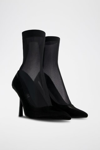 Sapatos de salto envernizados - Preto